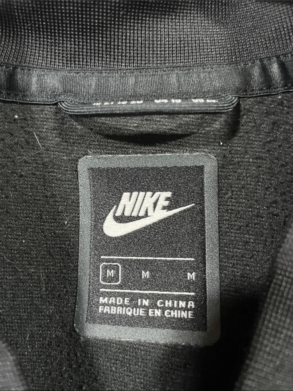 Nike tech fleece Black Men's Bomber Jacket with Zip Pockets